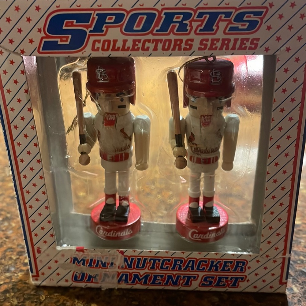Topperscot Mini Nutcracker Ornament Set- St. Louis Cardinals